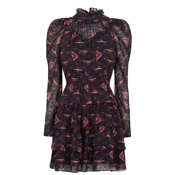 BA&SH “Catia” Tiered Dress - Large - Picture 6 of 9